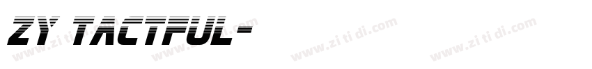 ZY Tactful字体转换